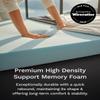 ViscoSoft 2 Inch Memory Foam Mattress Topper Cal King - Select High Density Ventilated Mattress Pad - Premium Removable Rayon Cover view 2