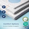 ViscoSoft 2 Inch Memory Foam Mattress Topper Cal King - Select High Density Ventilated Mattress Pad - Premium Removable Rayon Cover view 4