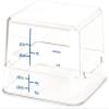 Carlisle FoodService Products Squares Square Food Storage Container with Stackable Design for Catering, Buffets, Restaurants, Polycarbonate (Pc), 12 Quarts, Clear view 4