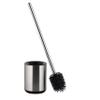 Bath Bliss Toilet Brush and Holder | Bathroom Cleaning | Durable Brush Head | Fingerprint Proof | Open Holder | Long Handled | Sliver | Stainless Steel view 1