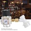 Beer Keg Charger CO2 Dispenser,Mini 0-90 PSI CO2 Regulator Keg Kit,Portable Beer Keg CO2 Charger Regulator with Gas Disconnect Device for Home Brew view 3