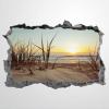 Beach Sticker 3D Tropical Beach Decal Ocean Decor Scenery Mural Wall Stickers Mural Smashed Wall Art Removable Poster Vinyl decals For Bedroom Living Room Playroom Nursery Office Shop,32'' sj400 view 1