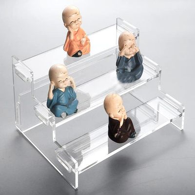 LEILIN Display Stand 3 Tiered Display Stand,Acrylic Stands for Display,Display Stands,Clear Cupcake Stand