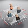 LEILIN Display Stand 3 Tiered Display Stand,Acrylic Stands for Display,Display Stands,Clear Cupcake Stand view 2