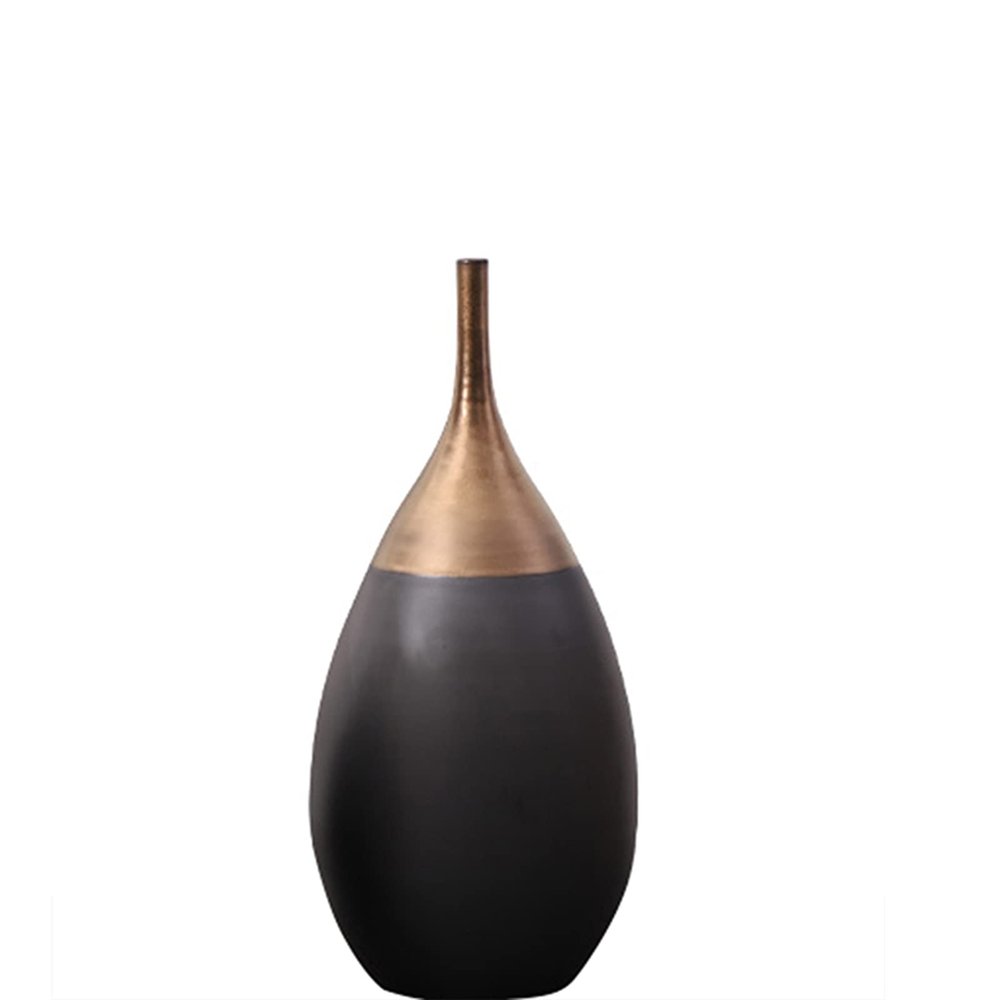 Black Ceramic Vase (Size:24 * 50CM)