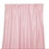 lovemyfabric Classic Faux Silk Solid Polyester Curtain Panel 56 Inch Wide/Window Dcor/Backdrop/Classroom/Bedroom/Cabin/Hotel/Guest Room Window Curtains (63" Long, Pink) view 1