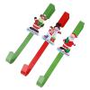 QSDGFH 3 Pack Christmas Wreath Hanger for Front Door, Adjustable Metal Hook with Snowman Reindeer, Holiday Hook Decoration for Hanging Garland Wreath view 1