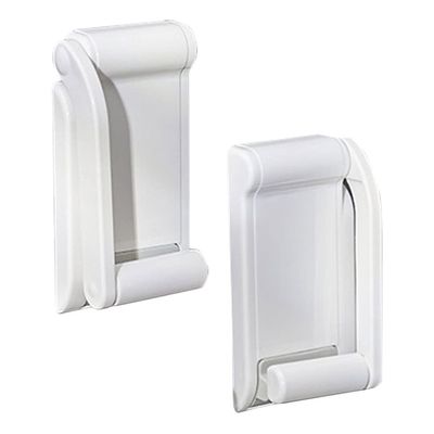 Cabilock 1sets Magnetic Tissue Holder for Bathroom and Kitchen Durable Plastic Towel Rack Strong Suction Space-Saving Design