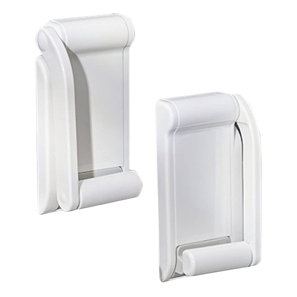 Cabilock 1sets Magnetic Tissue Holder for Bathroom and Kitchen Durable Plastic Towel Rack Strong Suction Space-Saving Design