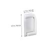 Cabilock 1sets Magnetic Tissue Holder for Bathroom and Kitchen Durable Plastic Towel Rack Strong Suction Space-Saving Design view 2