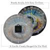 LORVIES Prague Astronomical Clock Silent Non Ticking Acrylic Decorative 10 Inch Round Clock for Home Office School view 3