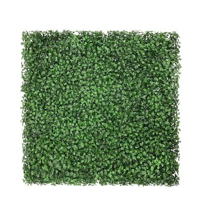 ECOOPTS 20 x 20 inch Artificial Boxwood Panels Hedge Wall Panels Faux Greenery Topiary Hedge Plant Decoration for Home Backyard Garden Indoor Outdoor Wall, Milan, 24 Packs
