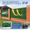 ECOOPTS 20 x 20 inch Artificial Boxwood Panels Hedge Wall Panels Faux Greenery Topiary Hedge Plant Decoration for Home Backyard Garden Indoor Outdoor Wall, Milan, 24 Packs view 2