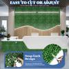 ECOOPTS 20 x 20 inch Artificial Boxwood Panels Hedge Wall Panels Faux Greenery Topiary Hedge Plant Decoration for Home Backyard Garden Indoor Outdoor Wall, Milan, 24 Packs view 3