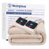 Westinghouse Electric Blanket Queen, Heated Blanket Queen Size with 10 Heating Levels and 1 to 12 Hours Heating Time Settings, Flannel to Sherpa Reversible, Machine Washable (84" x 90", Beige) view 1