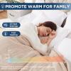 Westinghouse Electric Blanket Queen, Heated Blanket Queen Size with 10 Heating Levels and 1 to 12 Hours Heating Time Settings, Flannel to Sherpa Reversible, Machine Washable (84" x 90", Beige) view 3