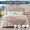 Westinghouse Electric Blanket Queen, Heated Blanket Queen Size with 10 Heating Levels and 1 to 12 Hours Heating Time Settings, Flannel to Sherpa Reversible, Machine Washable (84" x 90", Beige) view 4