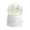 Roman 134188 White Santa Musical LED Swirl Dome, 6.2-inch Height view 1