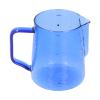 Milk Frothing Pitcher Glass Milk Jug Multipurpose Borosilicate For Coffee Milk Beverage 500ml(blue) view 1