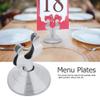 Number Card Holders, Stainless Steel Reusable Table Picture Stand Place Card Holder for Wedding Party Restaruant view 3