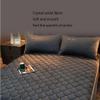 CFYCYHDZHT Extra Deep Pocket Sheets,Thick Warm Crystal Velvet Mattress Protection Cover, Bedroom Quilted Cotton Non Slip Embroidery Solid Color Bed Sheets Purple 120cmx200cm view 4