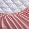 CFYCYHDZHT Comfy Sheets,Autumn Winter Thick Quilted Crystal Velvet Deep Pocket Fitted Sheets, Bedroom Warm Solid Color Mattress Protector Grey 90200cm+15cm view 3