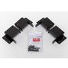 US Stove Company, Log Rack Brackets Kit with Adjustable Uprights, Color Black, Material Steel, Model# USLRK view 1