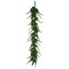 SilksAreForever 4' PE Soft-Touch Cypress Artificial Garland -2 Tone Green (Pack of 6) view 1