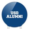 Acrylic University of San Diego Alumni Cake Topper Party Decoration for Wedding Anniversary Birthday Graduation view 3