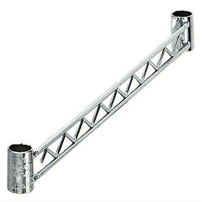 BetterBeds Wire Shelving Hang Rail - 18 in. - Stainless Steel