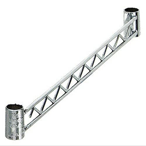 BetterBeds Wire Shelving Hang Rail - 18 in. - Stainless Steel