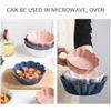 Noodle bowl, home kitchen rice bowl, fruit salad bowl, microwave oven, oven can be used,6"/7"/8" (Color : White, Size : 4.715.2cm/6") view 3