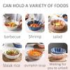 Noodle bowl, home kitchen rice bowl, fruit salad bowl, microwave oven, oven can be used,6"/7"/8" (Color : White, Size : 4.715.2cm/6") view 4
