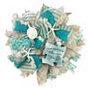 Find Paradise Wherever you go, Beach, Coastal, Beach Wreath, Made with White Sand Colored Deco Mesh, Starfish, Sand Dollar, and Sea Shells view 1