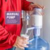 TERA PUMP Manual Water Pump for 5 Gallon Bottles, Fits Most 2-6 Gallon Bottles, Manual Hand Pressure Water Dispenser, 3 Tube Lengths, Sanitary Cap, Cleaning Brush, BPA-Free Food Grade Material, 2 Pack view 2