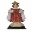 CatholicStore Infant of Prague Statue in Hand Painted Alabaster, 8.5", Made in Italy. view 1