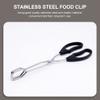 Multipurpose Kitchen Tongs Sturdy Stainless Steel Clips for Cooking Serving view 2