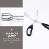 Multipurpose Kitchen Tongs Sturdy Stainless Steel Clips for Cooking Serving view 3