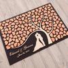 egobena Wedding Guest Book 3D Personalized Unique Wedding Tree Guest Book Wood Rustic Wedding Sign Alternative Keepsake - 16x20 inch view 4
