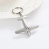 Minicremation Cremation Jewelry Urn Keychain for Ashes Airplane Funeral Memorial Urn Pendant for Human Pet's Keepsake Ashes Locket(Silver) view 3