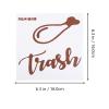 1pc Garbage Classification Mark Waste Bin Stickers Trash Cans Trash Bin Labels Waste Sorting Stickers The Sign Garbage Can Trash Classification Decals PVC Wall Sticker view 4