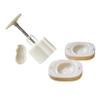 Hemoton 2Pcs Mooncake Mold Set Mid- Autumn Festival Hand Press Moon Cake Maker Cookie Stamps Pastry Tool Kitchen Baking Supplies view 1