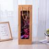 Dasofine Wine Gift Bags with Window, 20 Pack 4.13"x3.35"x14.2" Tall Brown Paper Bags for Bottle, New Year Birthday Housewarming Dinner Party view 4