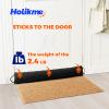 Holikme Weighted Door Draft Stopper 36 inch, Heavy Duty Under Door Draft Blocker Bottom Door Seal Noise and Air, Door Draft Spill Control Supplies Saving Energy, Black view 2