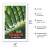 1935 Peugeot Acceleration (Acclration) - Vintage Automobile Poster by Paul Colin - Fine Art Rolled Canvas Print 20in x 26in view 2
