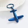 Minicremation Cremation Jewelry Urn Keychain for Ashes Airplane Funeral Memorial Urn Pendant for Human Pet's Keepsake Ashes Locket(Blue) view 3