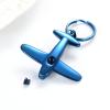 Minicremation Cremation Jewelry Urn Keychain for Ashes Airplane Funeral Memorial Urn Pendant for Human Pet's Keepsake Ashes Locket(Blue) view 4