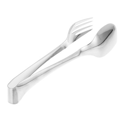Hemoton Serving Tongs Grill Spatula Fish Spatula Stainless Steel Slotted Barbecue Clip Fork Steak Clamp For Flipping Frying Fish Meat Eggs Pancakes Food Turner