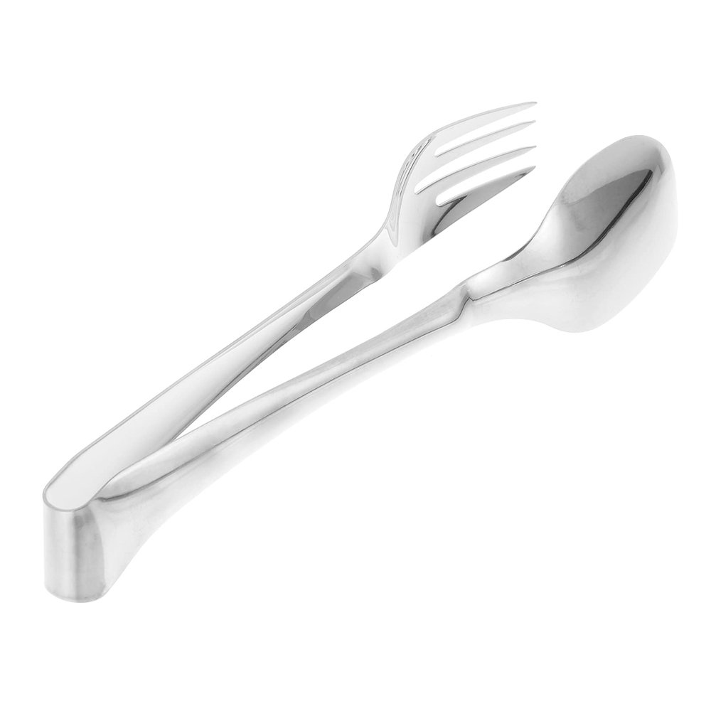 Hemoton Serving Tongs Grill Spatula Fish Spatula Stainless Steel Slotted Barbecue Clip Fork Steak Clamp For Flipping Frying Fish Meat Eggs Pancakes Food Turner