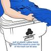 Trash Smell Buster, Trash Can Cover, Odor Eliminating Bag with Elastic Rubber Band, Eliminates Odor from Trash, Durable, Effective, Chemicals Free, 32 Gallon Size, 3 Covers view 4